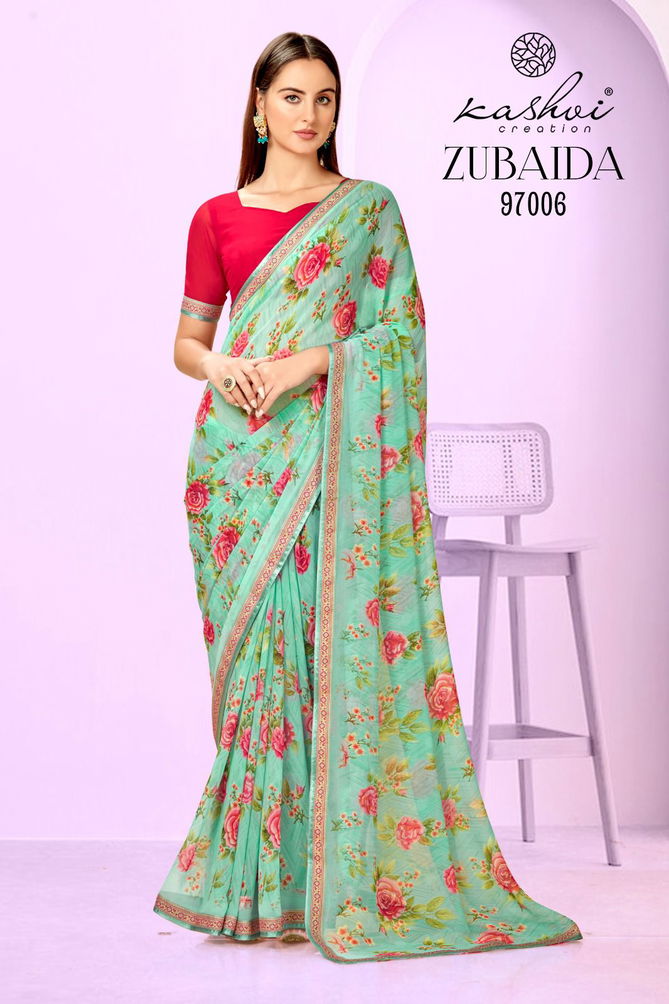 Kashvi Zubaida By Lt Fabric Georgette Sarees Catalog